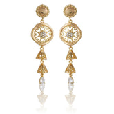 Aurora Gleam – Gold-Plated Stainless Steel Earrings