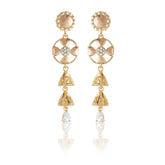 Aurelia Luxe Gold-Plated Stainless Steel Earrings