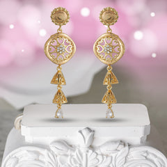 Aurora Gleam – Gold-Plated Stainless Steel Earrings