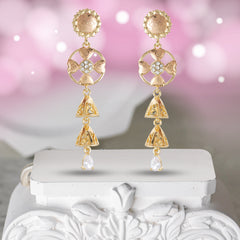 Aurelia Luxe Gold-Plated Stainless Steel Earrings