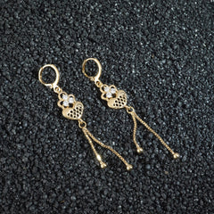 LuxeLeaf™ – Anti-Tarnish Gold Plated Earrings