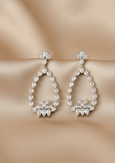 Women's Premium American Diamond Earrings.
