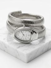 The Silver Serpent Wrap Watch