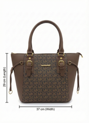 3-Pcs Combo Tote & Satchel Set – Coffee Brown