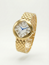 Nisa Classic Elegance Timepiece – The Quilted Gold Collection
