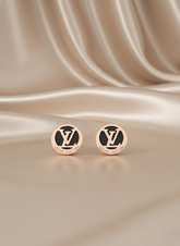 Stainless Steel Rose Gold Studs Earrings