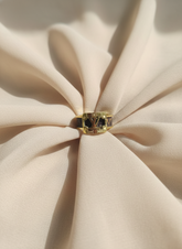 Stainless Steel Ring with Monogram