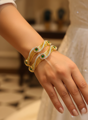 Green & AD Designer Bangles