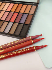 Eyeshadow Palette with 3 Lipsick combo