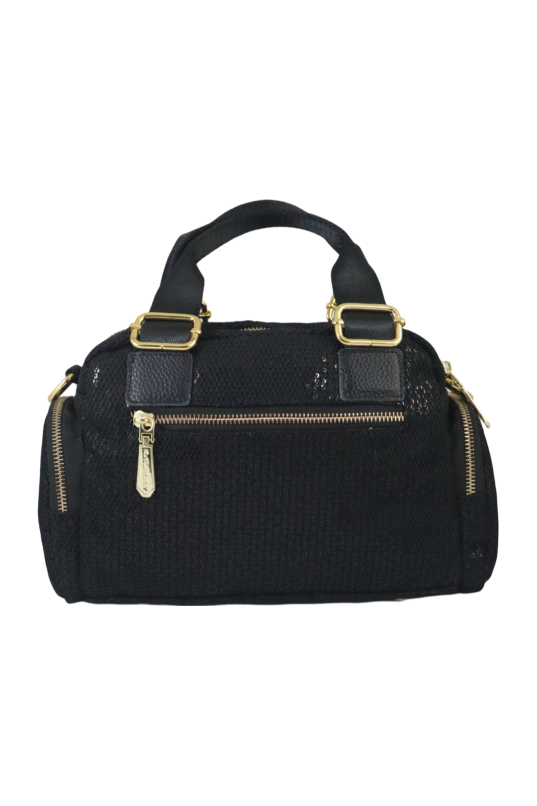 P-Trendy Dual-Pocket Sequence Sling Bag with Aesthetic Appeal