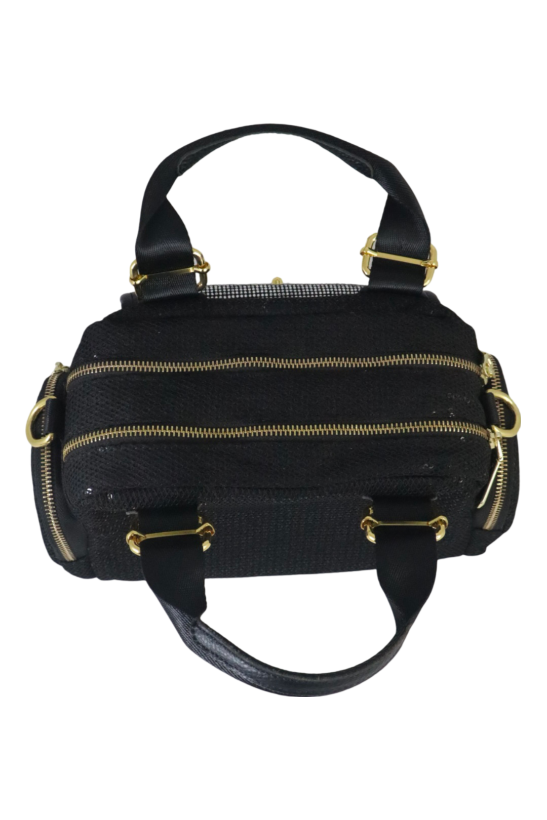 P-Trendy Dual-Pocket Sequence Sling Bag with Aesthetic Appeal