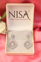 Women's Premium American Diamond Earrings.