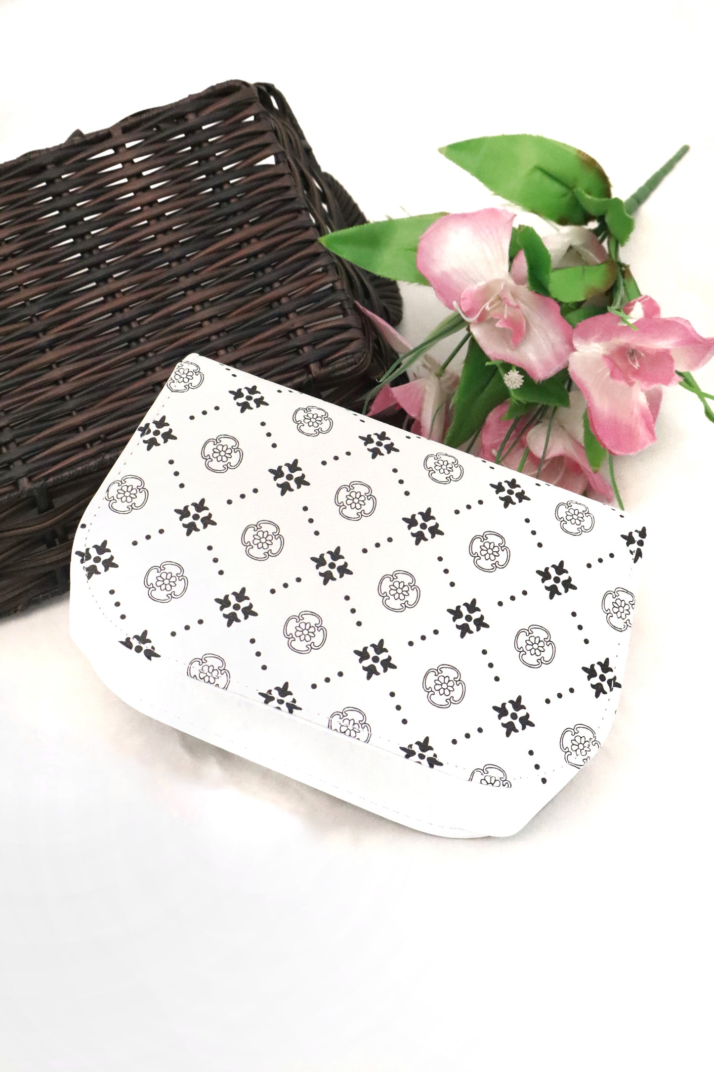 P-Elegant Designer Sling Bag - White | Modern & Elegant