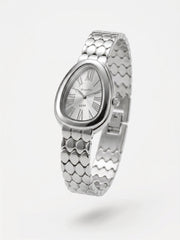 Classic Silver Teardrop Watch
