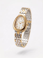 Classic Double - Tone Teardrop Watch