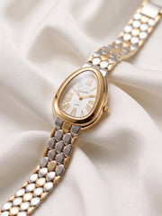 Classic Double - Tone Teardrop Watch