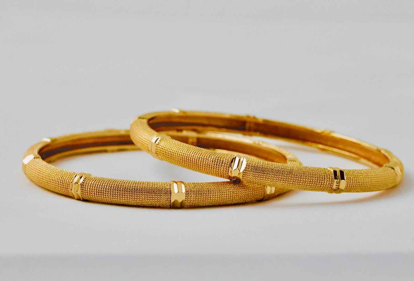 P-Nisa High Gold Polish Ethical Arbi Design Bangles For Women and Girls