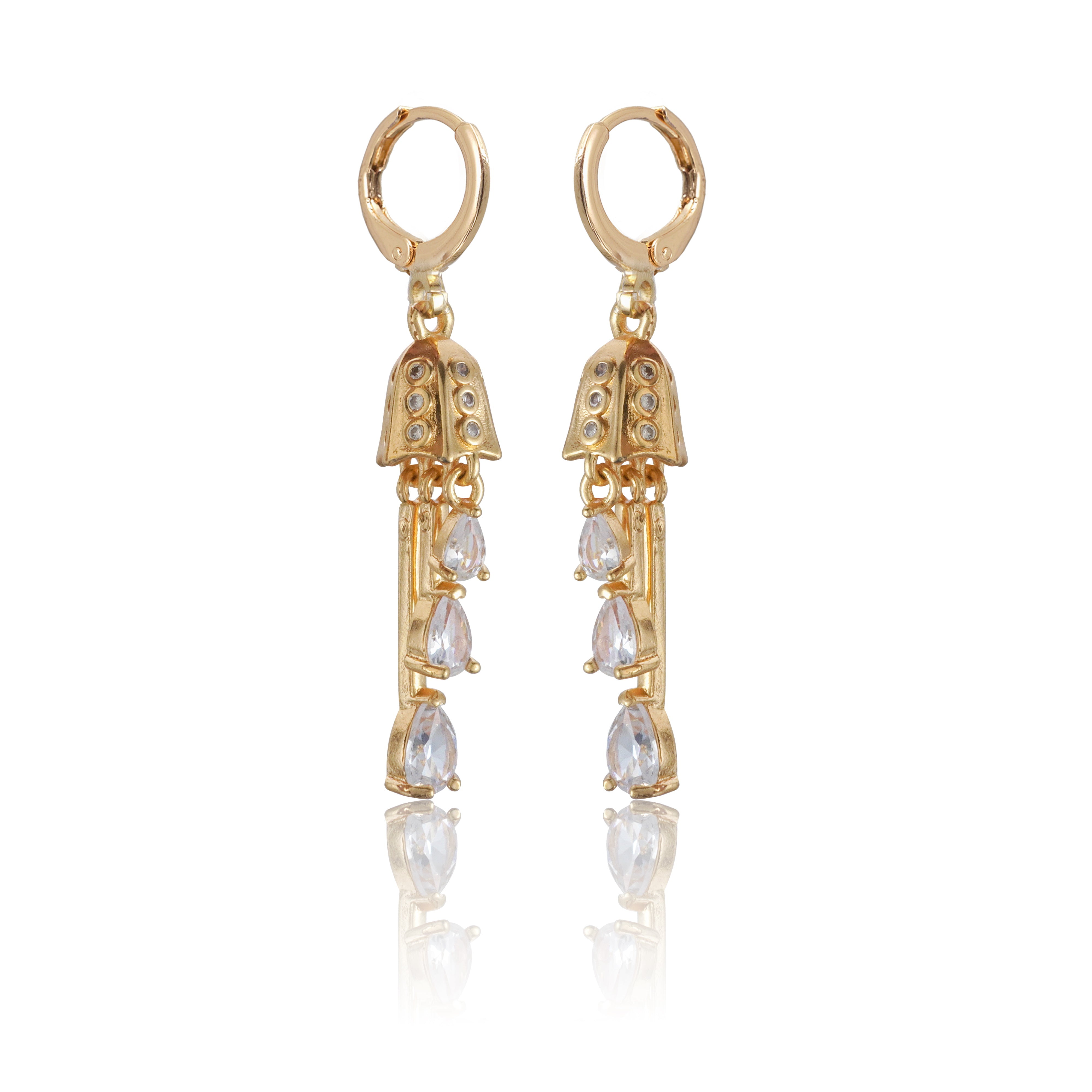 GlowÉra™ – Premium Gold-Plated Stainless Steel Earrings