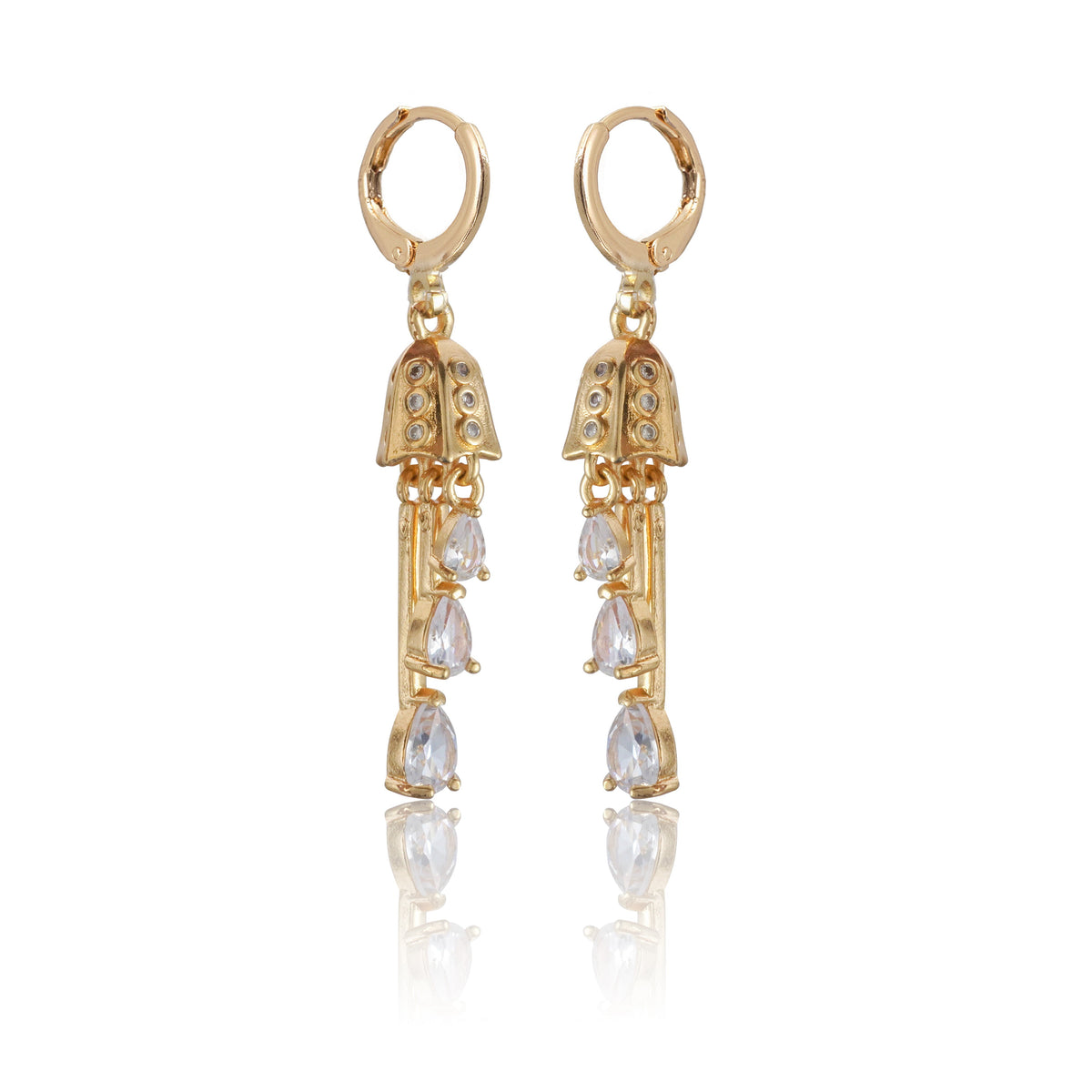 GlowÉra™ – Premium Gold-Plated Stainless Steel Earrings