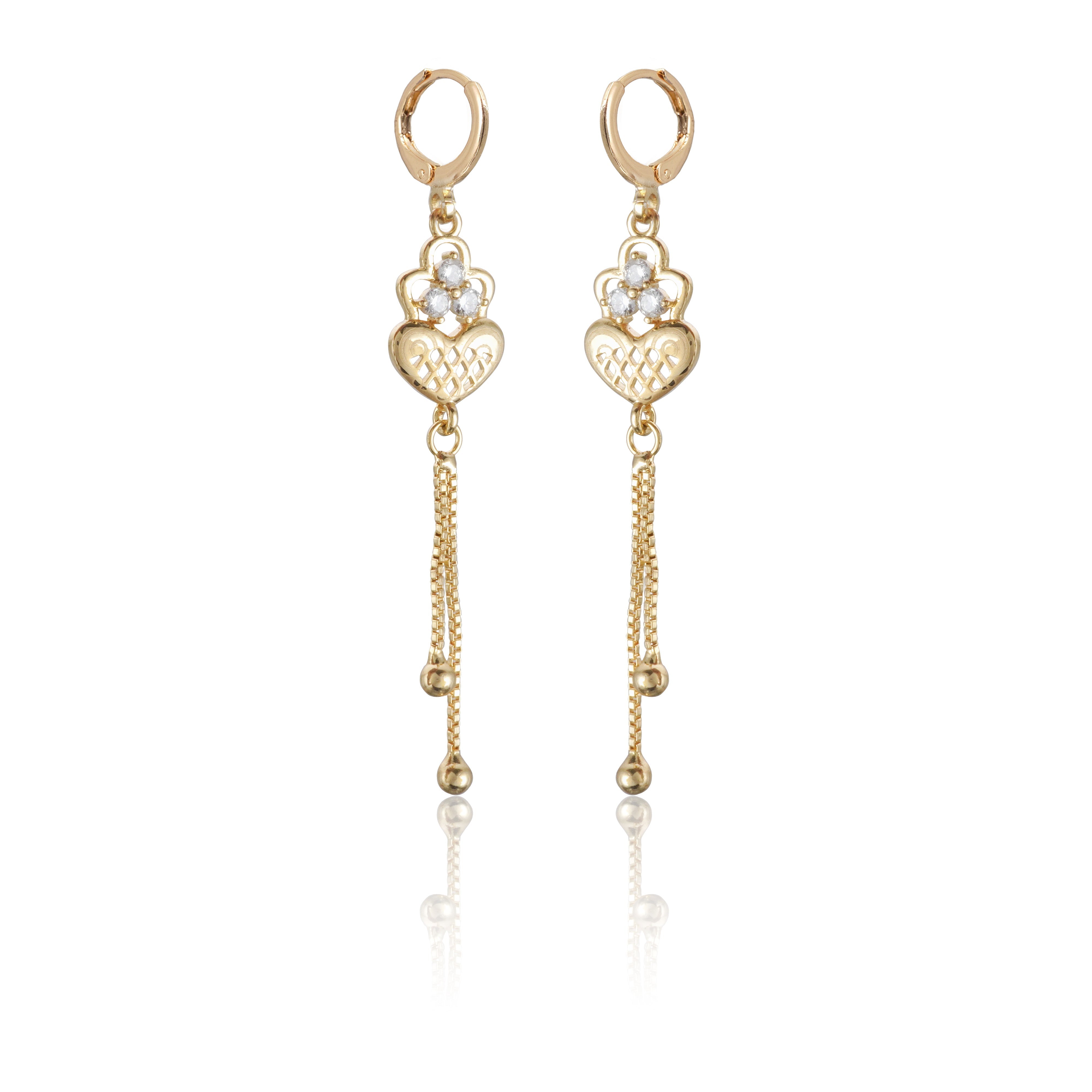LuxeLeaf™ – Anti-Tarnish Gold Plated Earrings