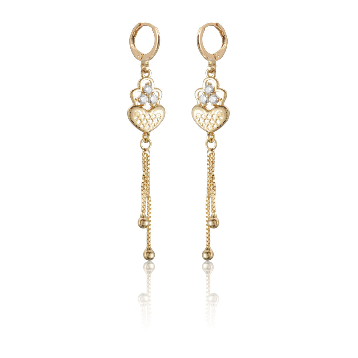 LuxeLeaf™ – Anti-Tarnish Gold Plated Earrings