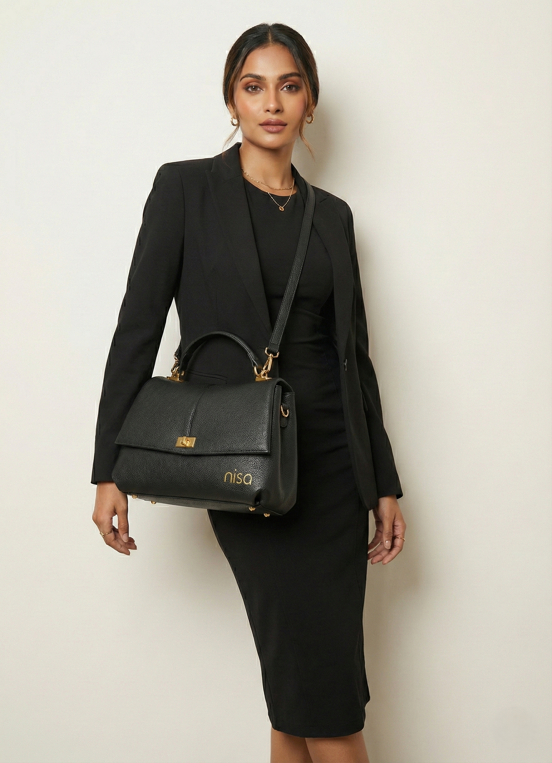 Nisa Signature Satchel Bag - Classic Bag