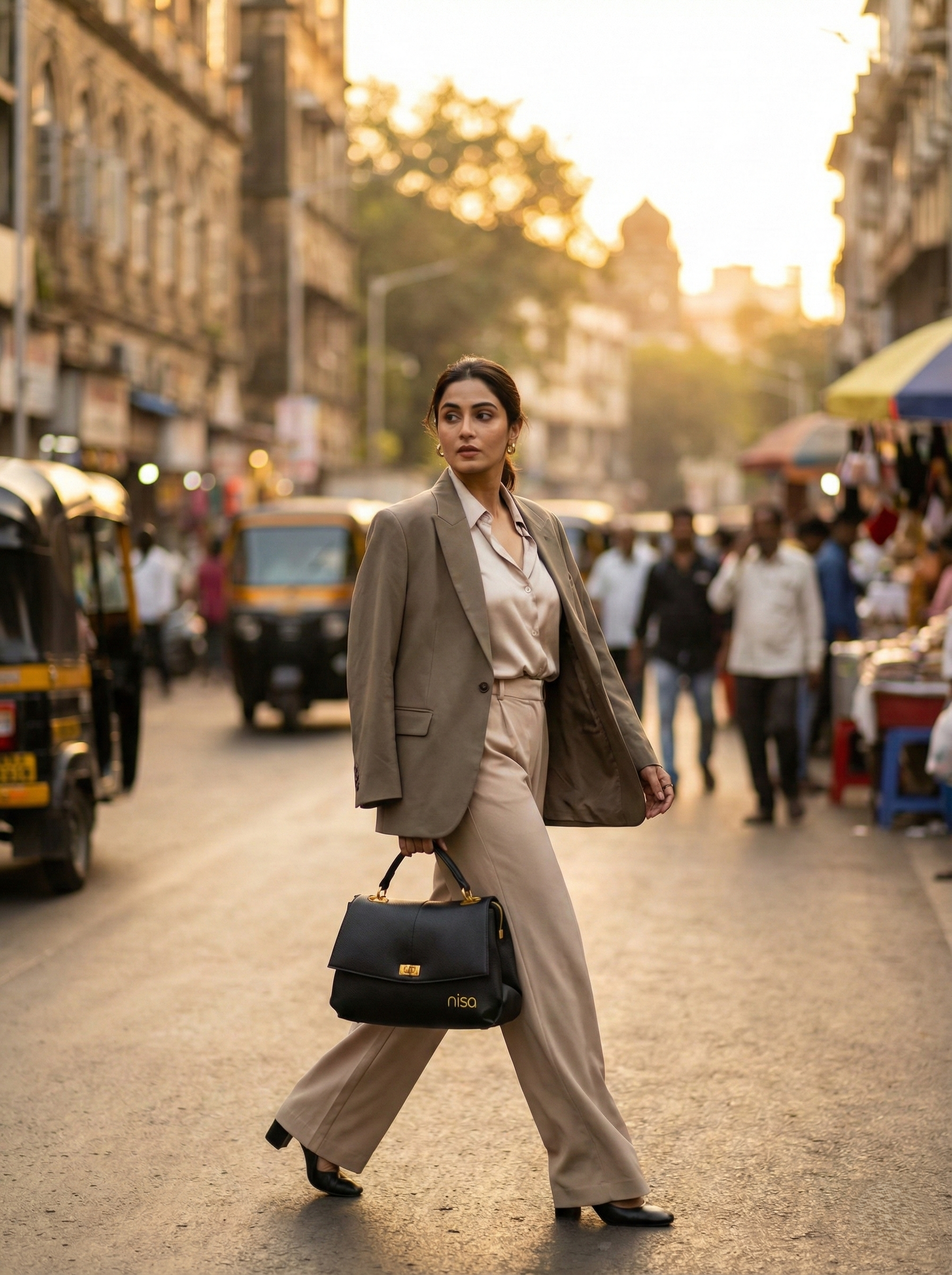 Nisa Signature Satchel Bag - Classic Bag