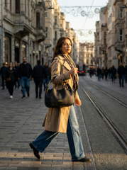 Nisa Signature 2-in-1 Hobo Bag Set  Classic Black