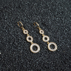 Aurelia Luxe – Gold-Plated Stainless Steel Stud Earrings