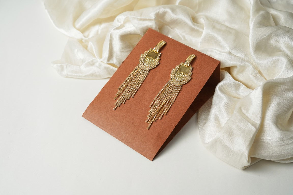 Party Wear  Diamond Long Earring