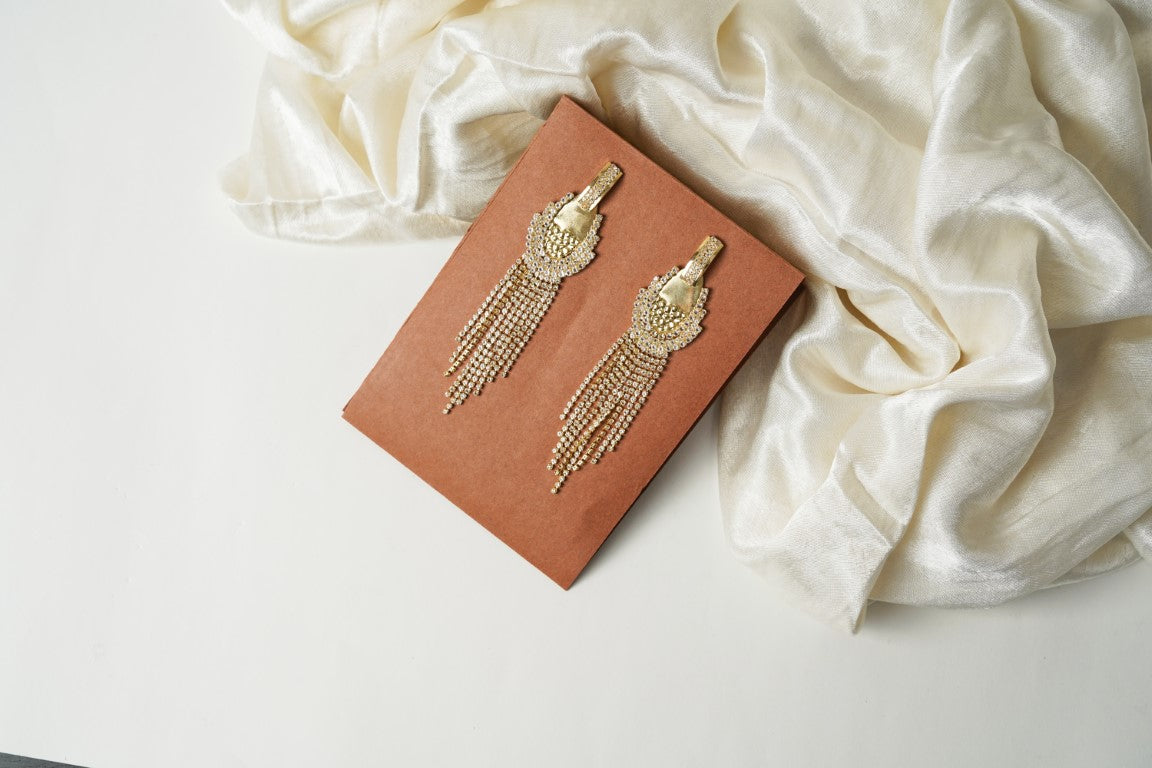 Party Wear  Diamond Long Earring