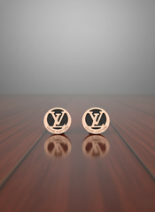 Stainless Steel Rose Gold Studs Earrings