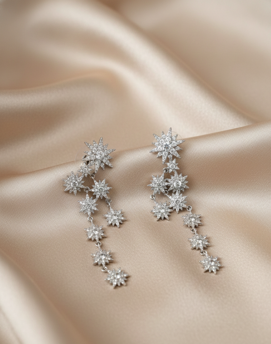 Women's Premium American Diamond Earrings.
