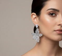 Women's Premium American Diamond Earrings.