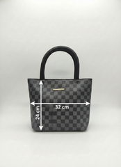 3-Pcs Combo Tote & Satchel Set - Slate & Onyx