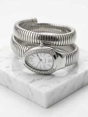 The Silver Serpent Wrap Watch