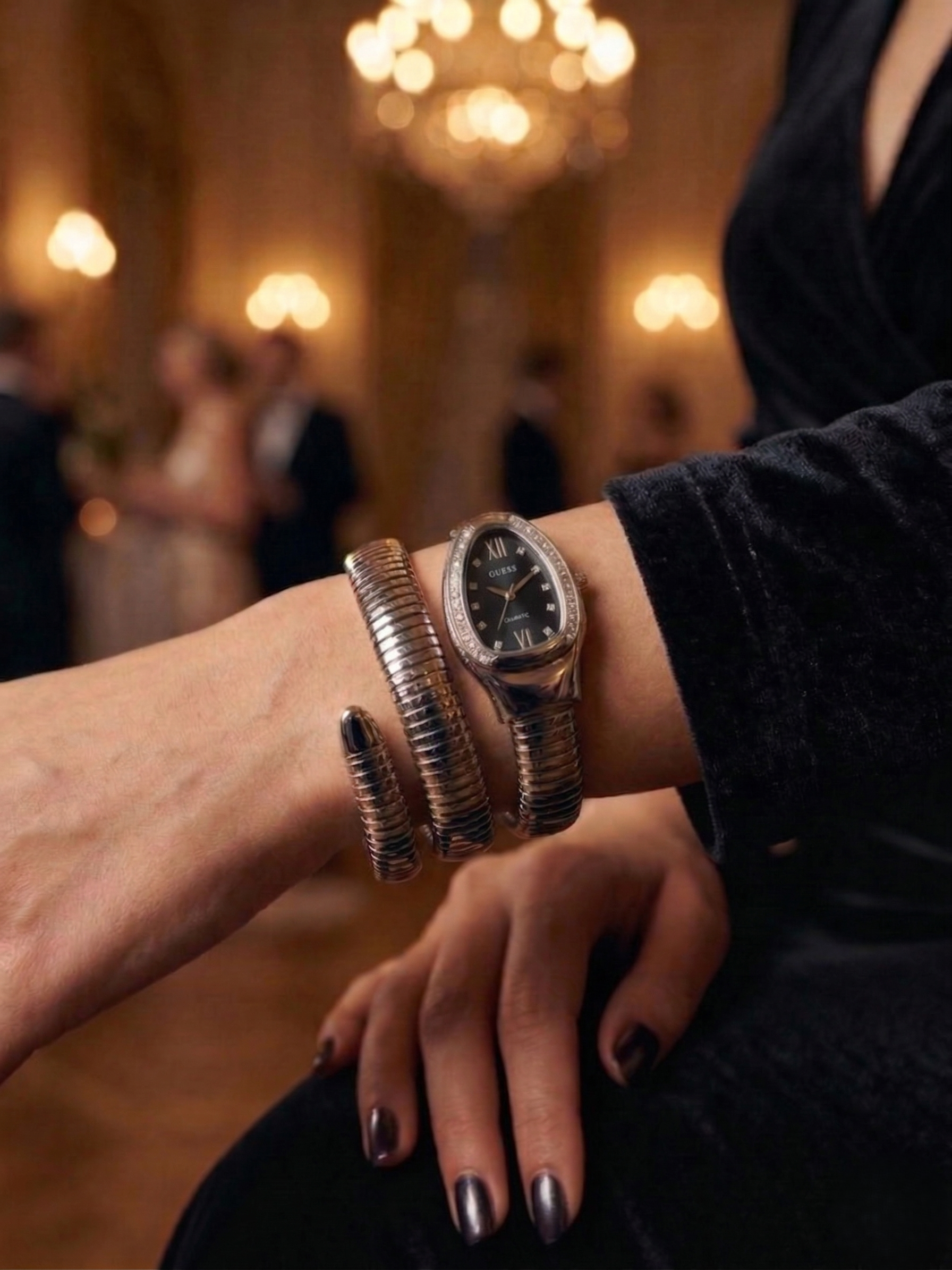 The Silver Serpent Wrap Watch