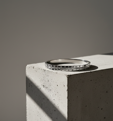 Nisa Premium Silver Polish Delicate Design With Daimond Studded Bracelet For Women and Girls