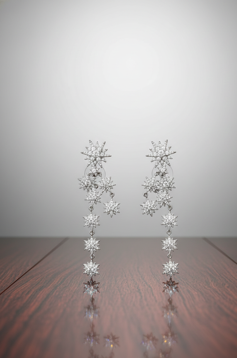 Women's Premium American Diamond Earrings.