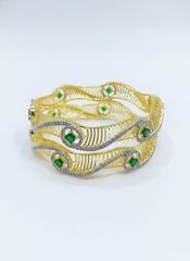 Green  & AD Designer Bangles