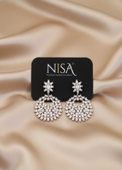 Women's Premium American Diamond Earrings.