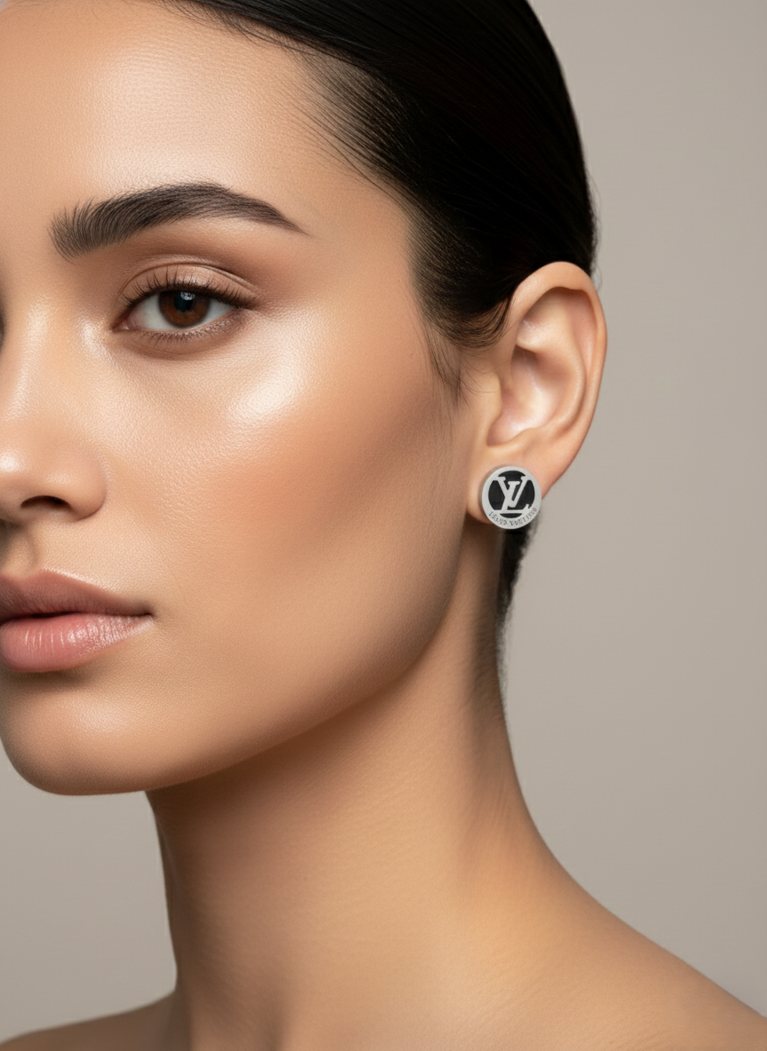 Stainless Steel Silver Stud Earrings