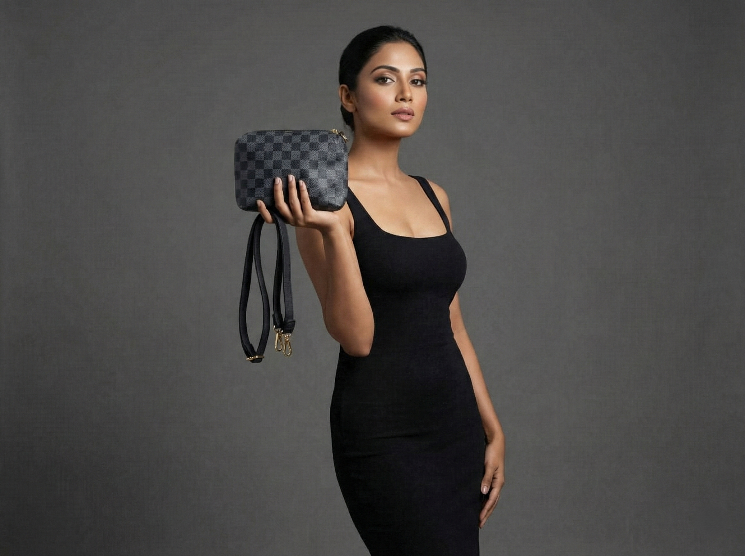 3-Pcs Combo Tote & Satchel Set - Slate & Onyx