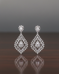 Women's Premium American Diamond Earrings.