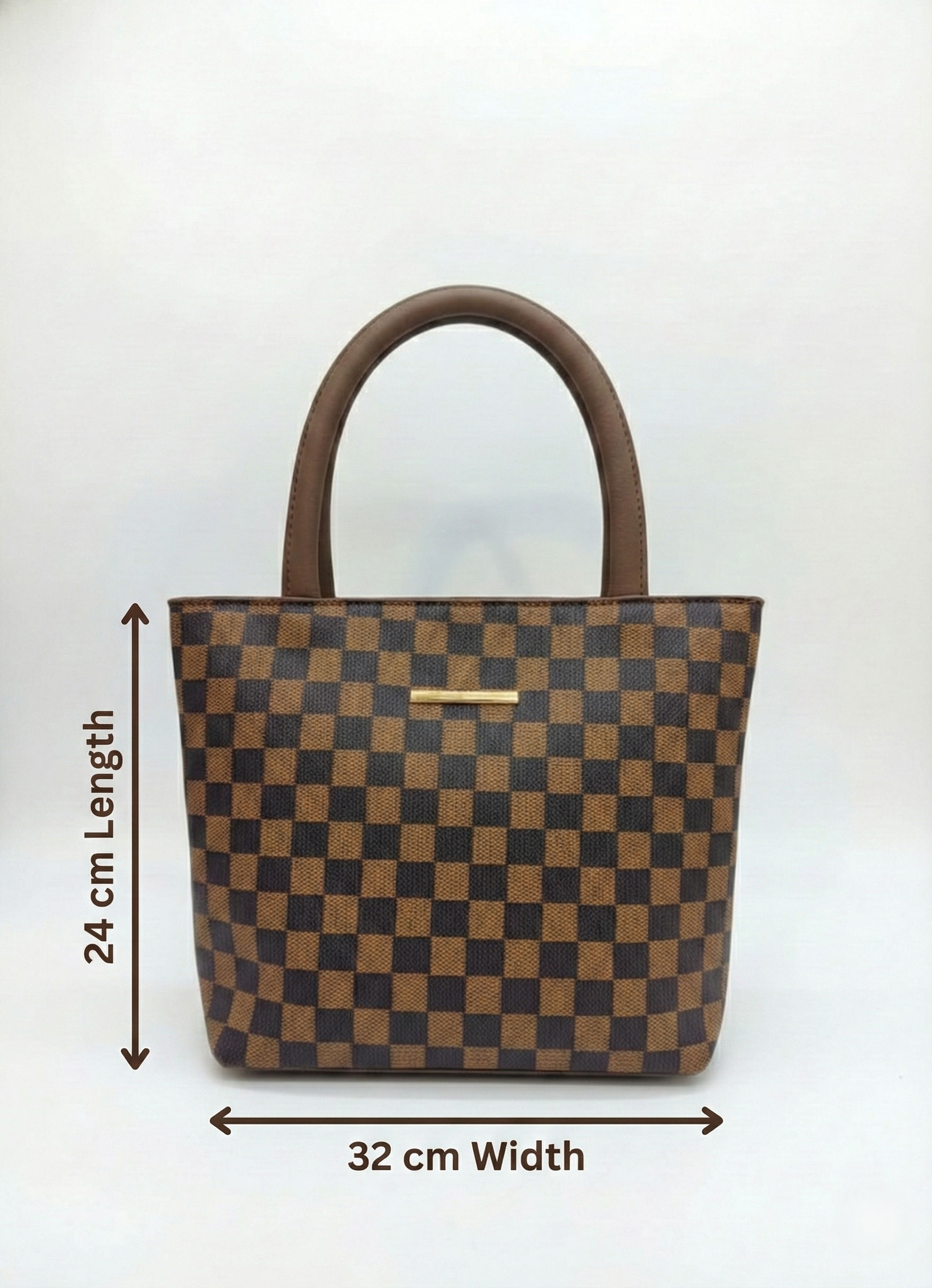 3-Pcs Combo Tote & Satchel Set - Chocolate & Tan