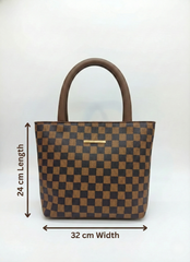 3-Pcs Combo Tote & Satchel Set - Chocolate & Tan