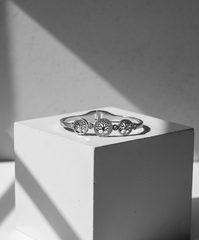 Nisa Premium Silver Polish Tree Design With Diamond Studded Bracelet For Women and Girls