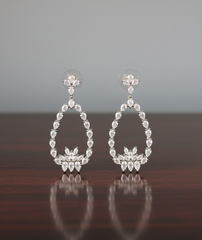 Women's Premium American Diamond Earrings.