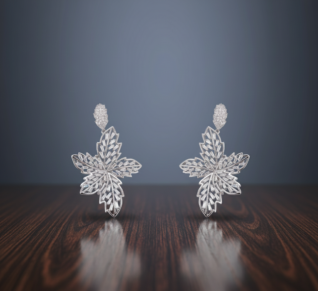 Women's Premium American Diamond Earrings.