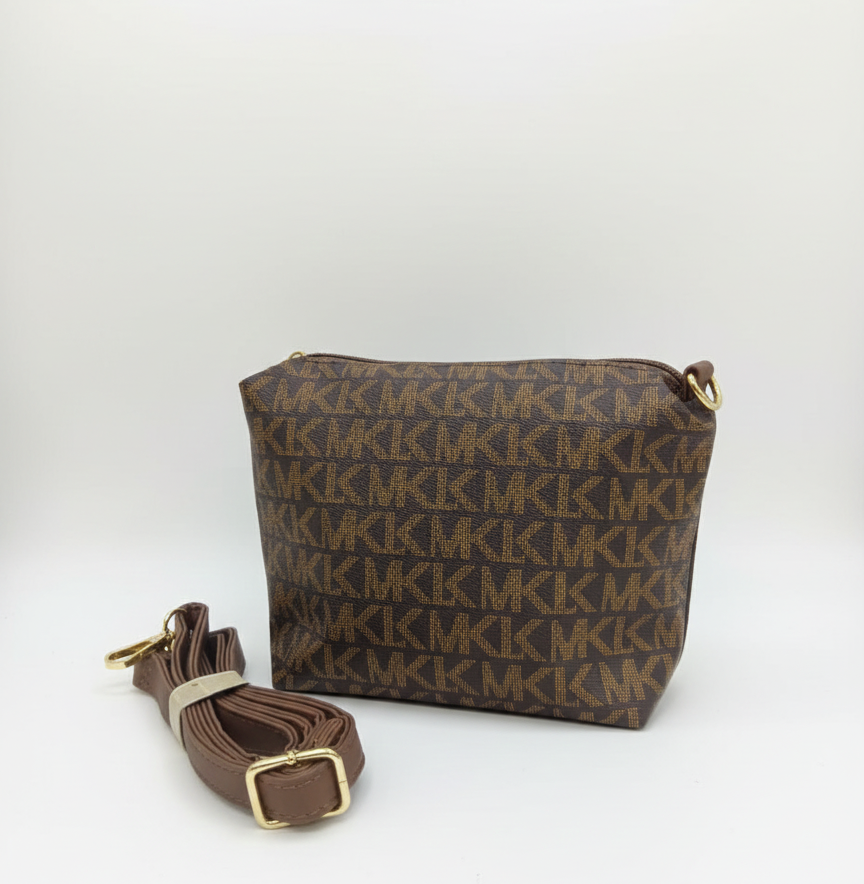 3-Pcs Combo Tote & Satchel Set – Coffee Brown